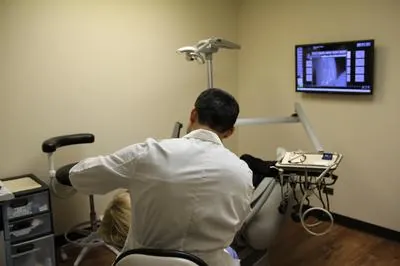 Dr. Vishal Advani in one of our exam rooms