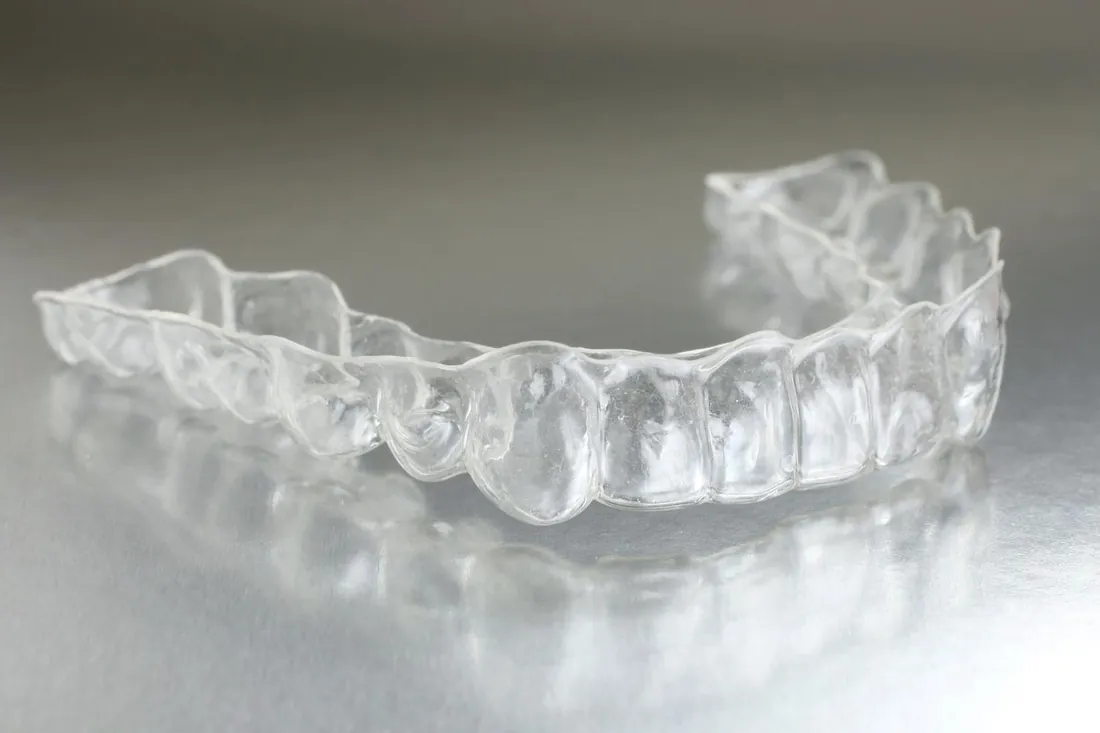 Clear Invisalign aligner