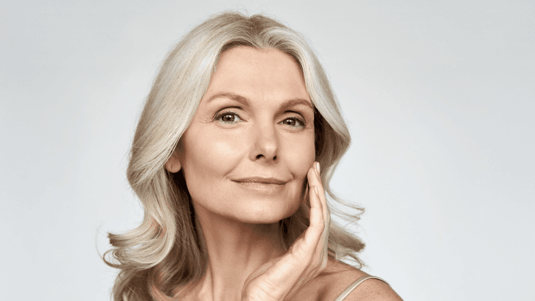 A middle aged woman after BOTOX in Elk Grove Village, IL