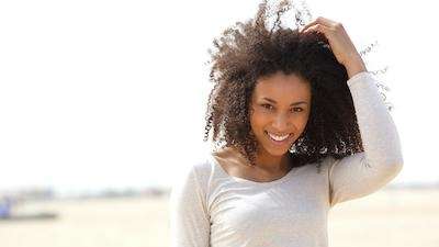 Lady smiling after teeth whitening at Elk Grove Smile Center, IL
