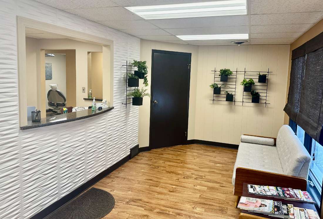 Reception Area at Elk Grove Smile Center